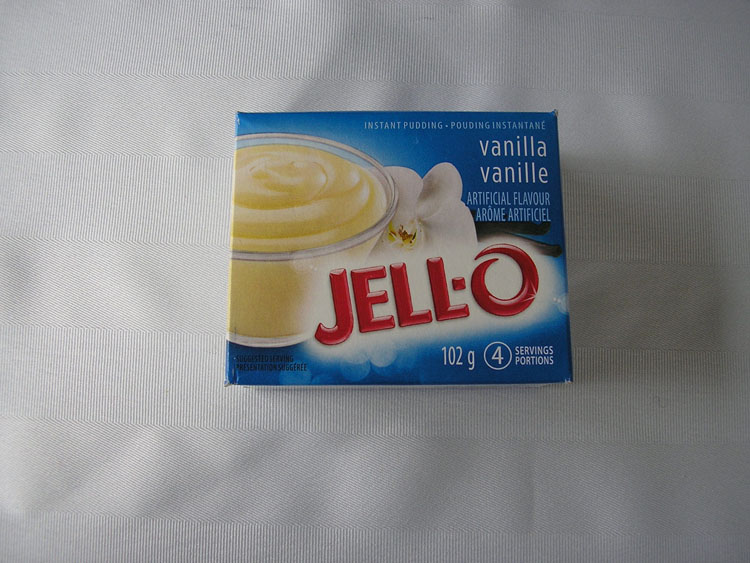 Jello vanilla instant pudding